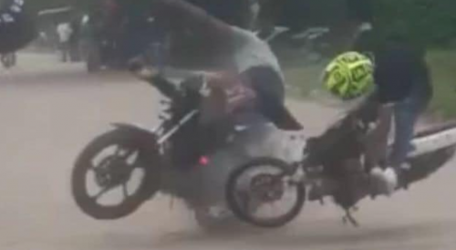 Street Race Accident In Honduras