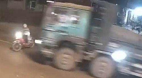 Vietnamese Truck Driver Shows No Mercy