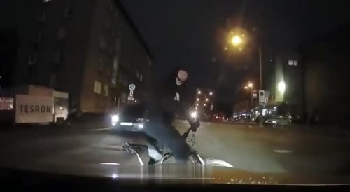 A moron on a bike