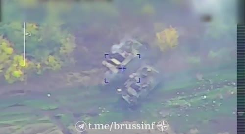 3 combat vehicles were hit by precision guided munition