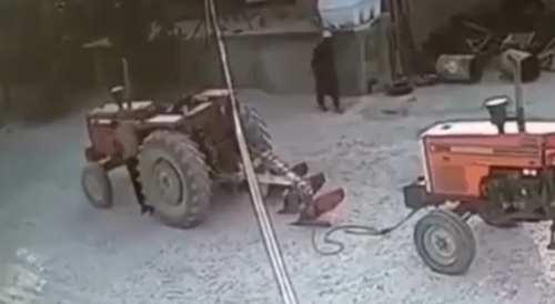 Man Ran Over By Own Tractor In Turkey
