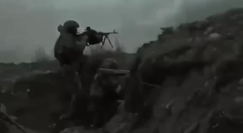 Soldier Films Direct Hit On His Trench