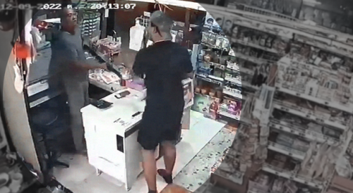 Store Owner Blows Robber Away With Pointblank Shotgun Blast