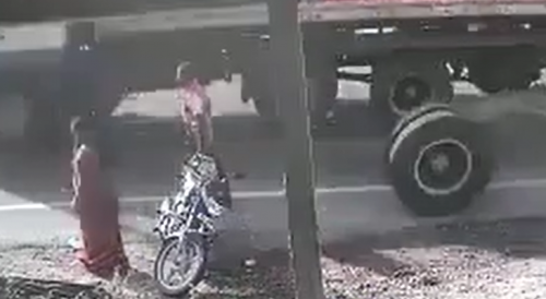 Woman Obliterated By Runaway Tire