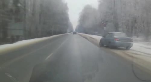 Today, a common Russian winter accident