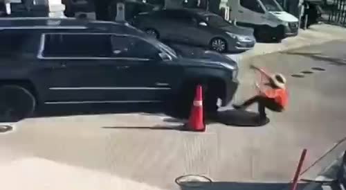 Pipe Worker Nearly Hit by SUV at Northeast Miami-Dade Gas Station
