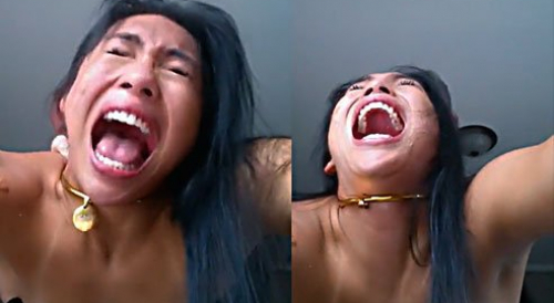she says no, but he breaks her anus into pieces and really cries