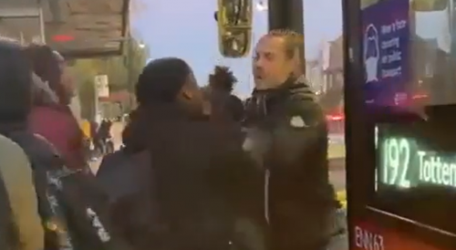 London Bus Driver Gets Into Fight With A Female