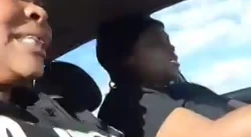 Woman Crashes Car on Live Stream