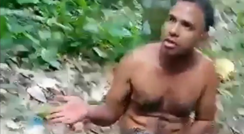 Motorcycle Thief Punished In The Woods