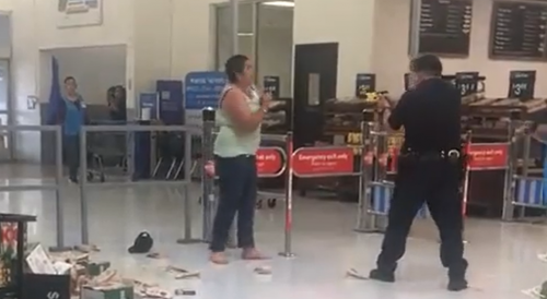Texas ‘Walmart Karen’ Tased After Ordering Cop to Respect Her