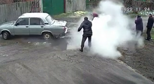 Confrontation Of Local Gypsies In Russia