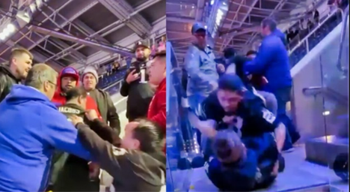 Raiders Fans Fight With Each Other At SoFi Stadium