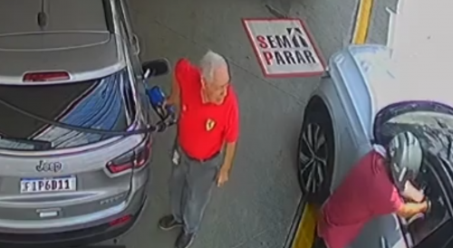 Hitman Kills Driver At The Gas Station In Brazil