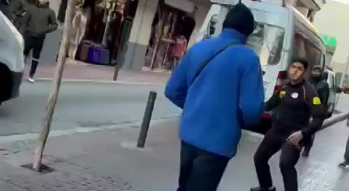 Guard Disarms Moroccan Migrant Who Just Robbed The Store In Spain