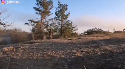 Death is very close. Fire on Ukrainian positions