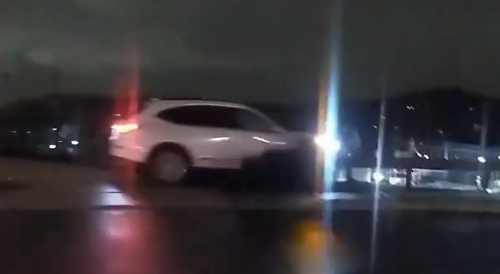 Stolen Car Falls From The Bridge In New Jersey (full video)