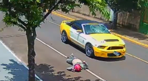 Mustang Moron Kills 60-year-old Biker