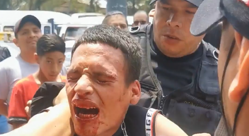 Peruvian Thief Humilliation and Beating