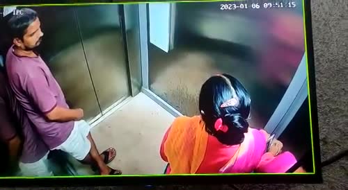 Nabbed For Sexually Harassing Woman Inside Elevator