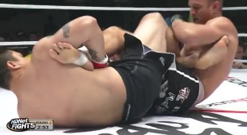 Clever and painful escape from ankle bar