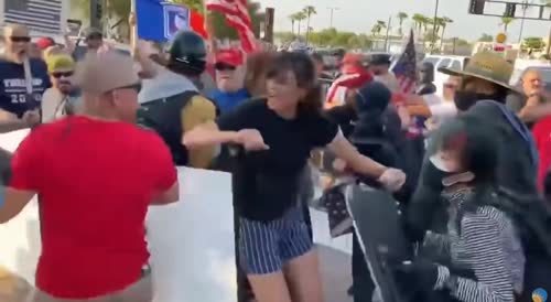 a small compilation ''womens on fight as protests''