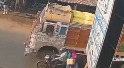Woman Falls Under The Truck Wheels, Dies In India