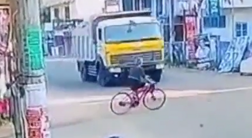 Luckiest Cyclist In India