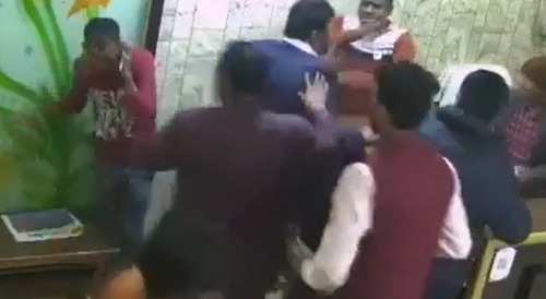 Hotel Manager Beaten Up By Bullies In India