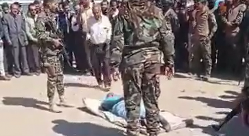 Another Angle Of Killer Execution In Yemen