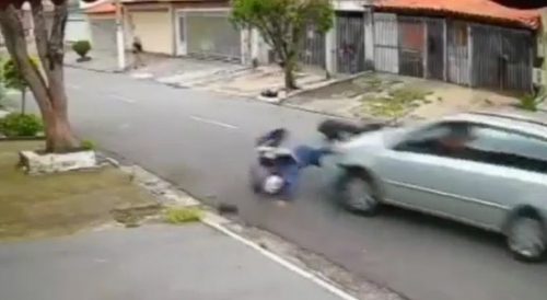 Thieves Ran Over In Brazil