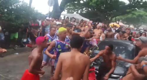Fight At The Carnival Breaks Out In Brazil