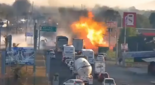 Crazy Footage of Mexican Gas Explosion