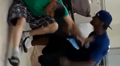 Homeless Shelter Volunteer Catches Vicious Beat Down