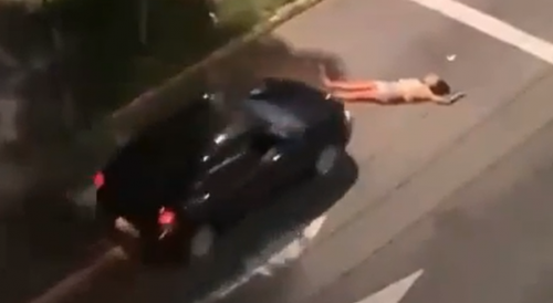 Homeless Woman Run Over by Enraged Boyfriend