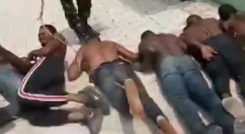 Protesters Beaten By Police In Nigeria