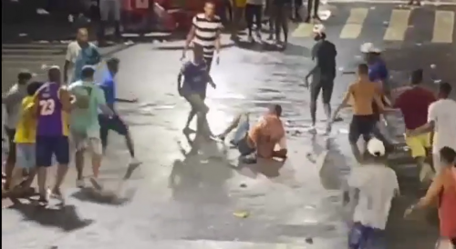 Dude Jumped By Mob At Carnival