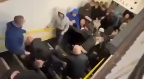 Irish Soccer Fans Get Into A Fight