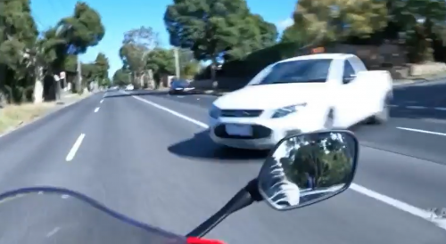 Aussie Biker Films His Crash