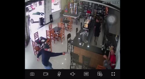 Another day, Another Deadly Shooting CCTV In Brazil