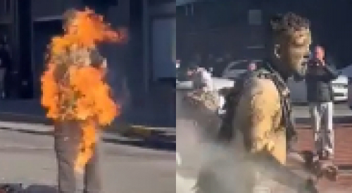 Man Sets Himself on Fire at the University of California