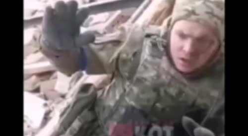 The Ukrainian military whine plaintively, and surrender to the Russian army