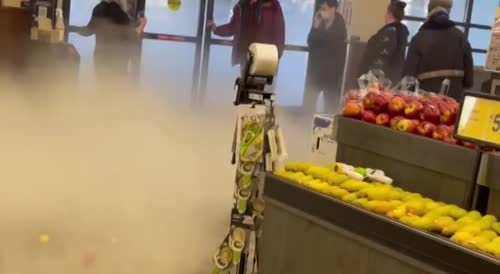 Seattle Shoplifter Sprays Fire Extinguisher