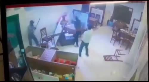 Restaurant Owner Attacked With Sword And Sticks In India