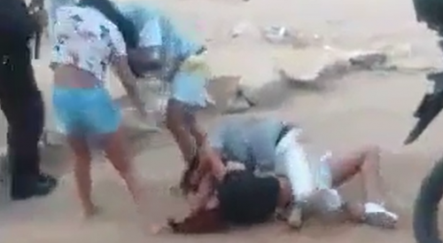 Families Brawl In Colombia