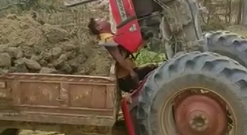 Indian Farmer Killed His Own Tractor