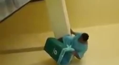 Hospital Patient Jumps In Protest After Not Getting A Treatment For Days