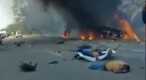 Several Killed In Fiery Crash In Mexico