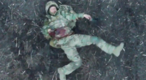 Ukrainian Soldier Loses Hand to Drone Grenade