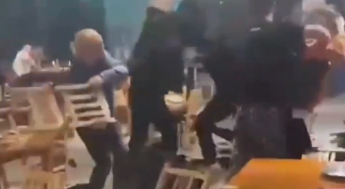 Drunk Fight At The Chinese Restaurant